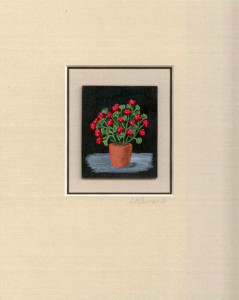 Geraniums matted 100