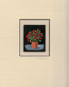 Geraniums matted 100