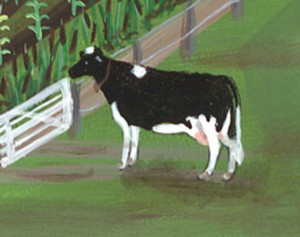 Holstein Helper mother cow