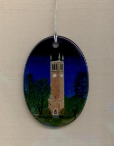 ISU Midnight ornament