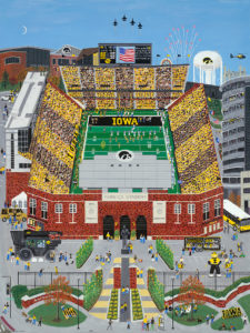 Kinnick Stadium Painting Aunan