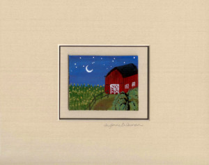 Moonlit Farm matted.jpeg 100