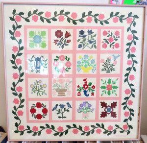 Painted Baltimore Album Quilt