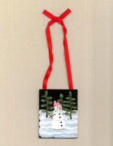 Snowman ornament 100