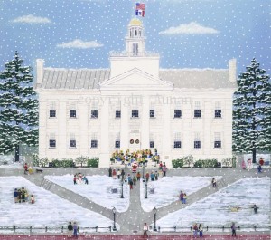 Snowy Old Capitol